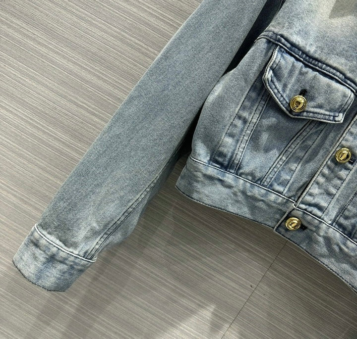 CROPPED DENIM JACKET