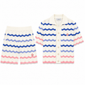 WAVE STRIPE KNIT SET
