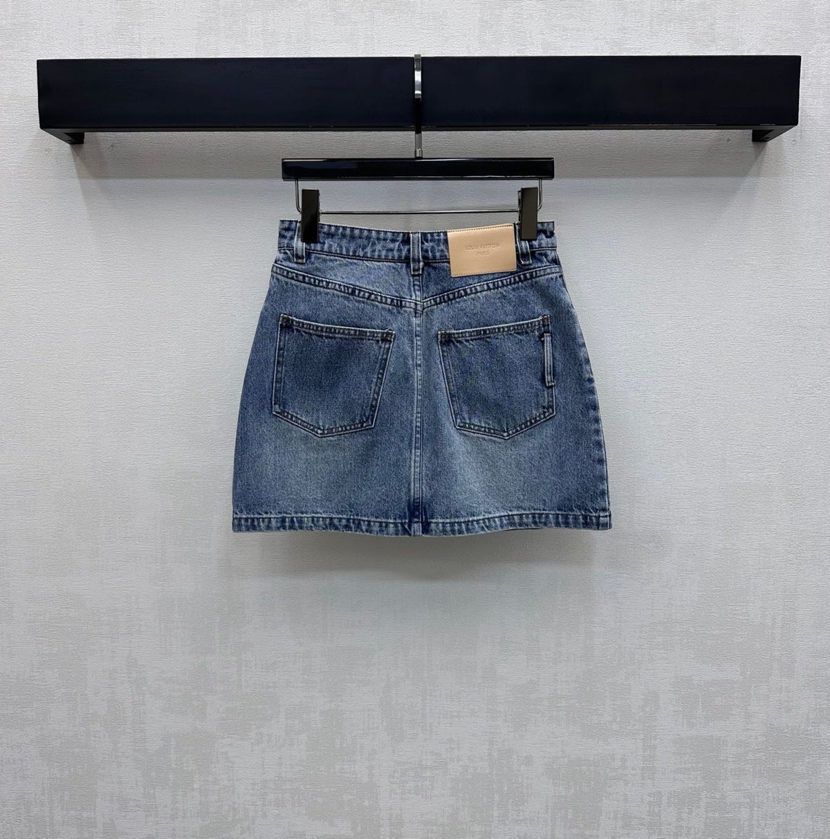 DENIM SET WITH EMBROIDERED DETAILS – JACKET & MINI SKIRT