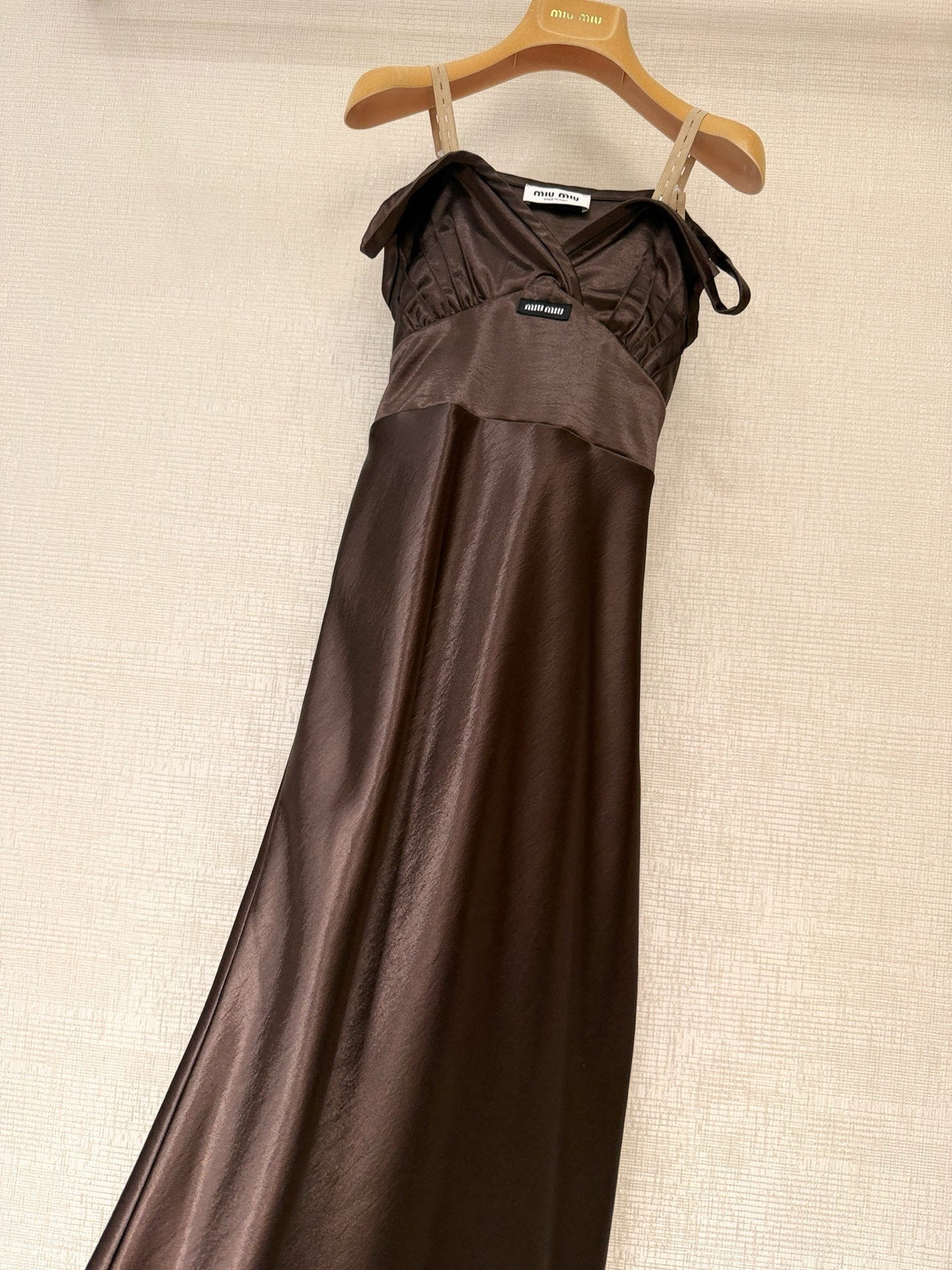 SATIN STRAP MAXI DRESS