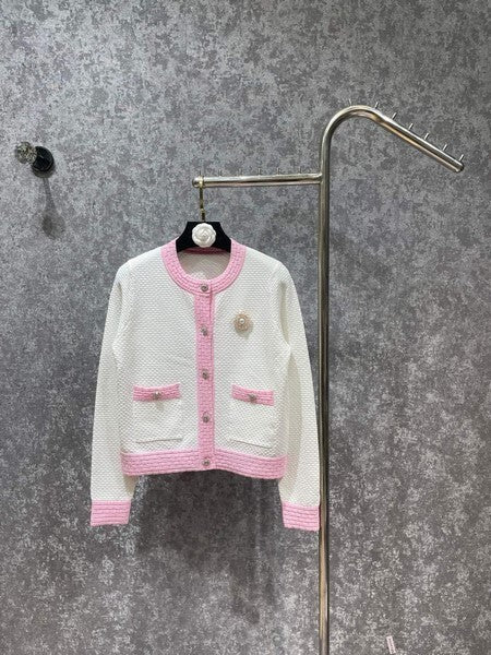 CLASSIC BUTTON KNIT CARDIGAN