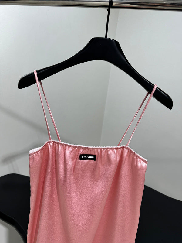 SATIN STRAP CAMI TOP