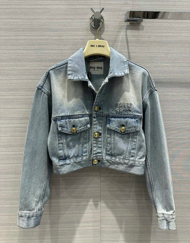 CROPPED DENIM JACKET