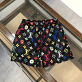 WHITE MULTICOLOR PRINT SWIM SHORTS