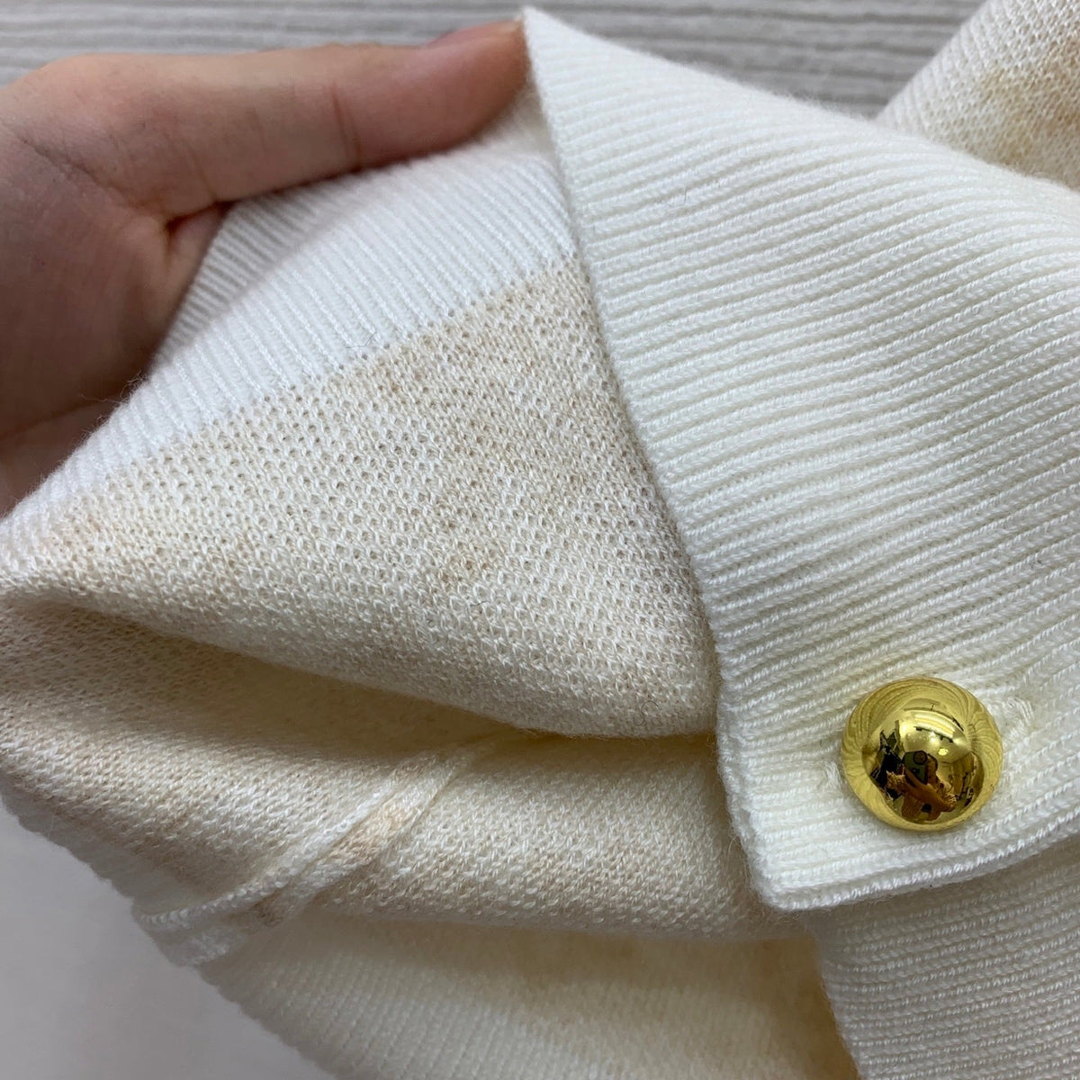MONOGRAM KNIT BUTTON CARDIGAN
