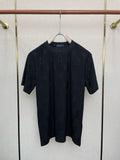 EMBOSSED MONOGRAM COTTON T-SHIRT