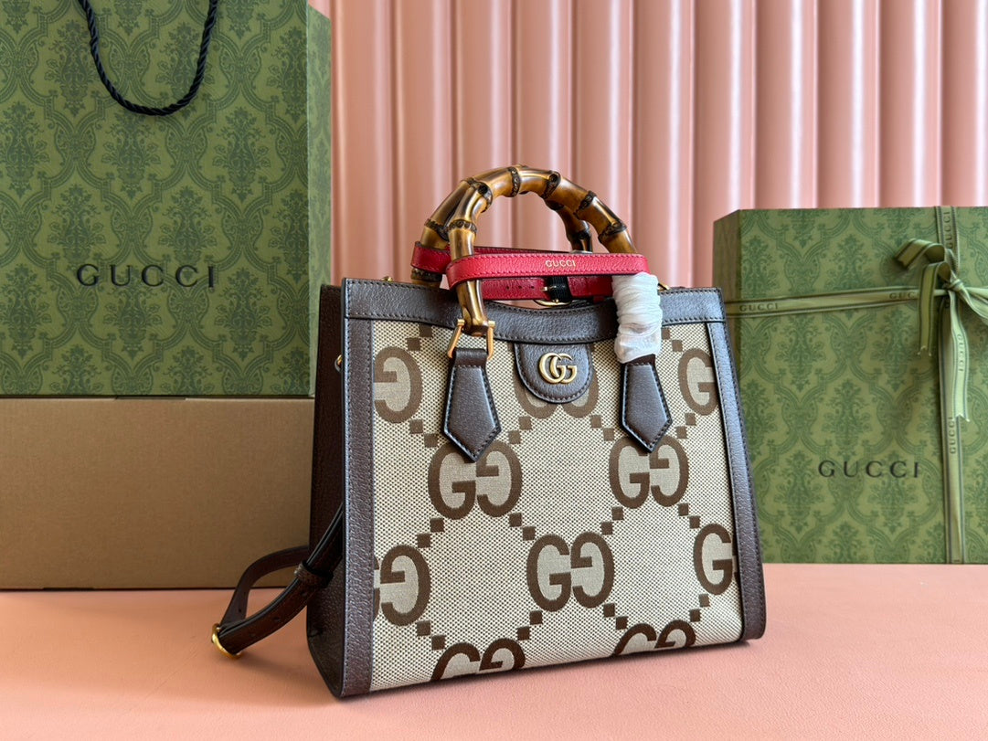 BAMBOO MONOGRAM TOTE