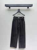 EMBOSSED LOGO RELAXED DENIM JEANS