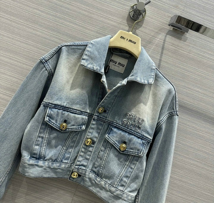 CROPPED DENIM JACKET