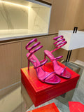 FUCHSIA CHROME HEELS
