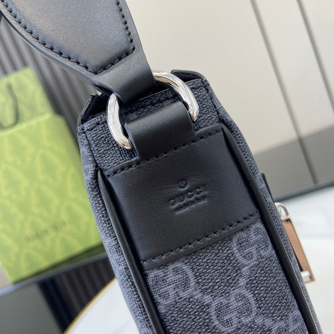 COMPACT CANVAS CROSSBODY BAG