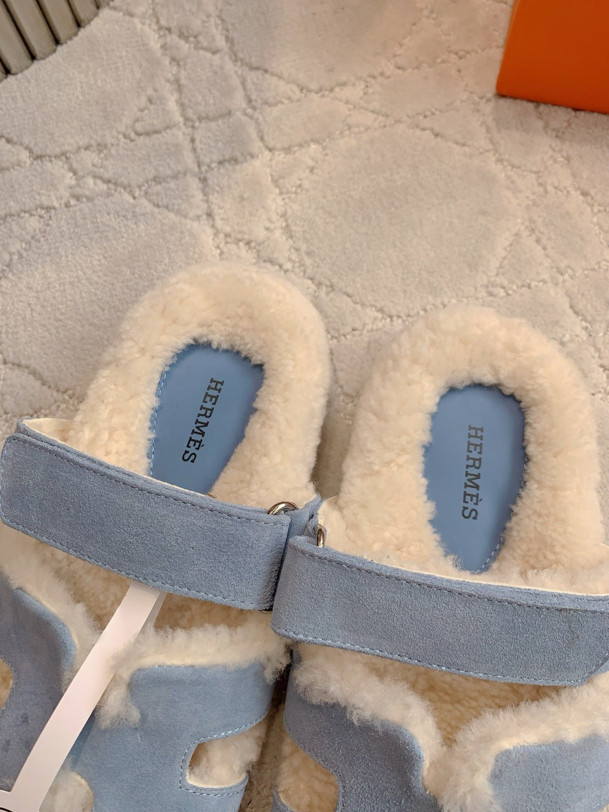 PLUSH LINED COMFORT SANDALS WITH DOUBLE STRAP DESIGN