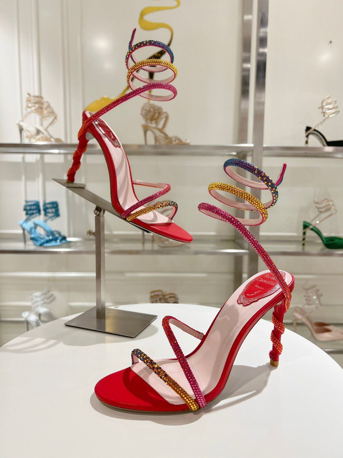 RAINBOW SPIRAL HEELS