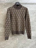 PATTERN TURTLENECK SWEATER