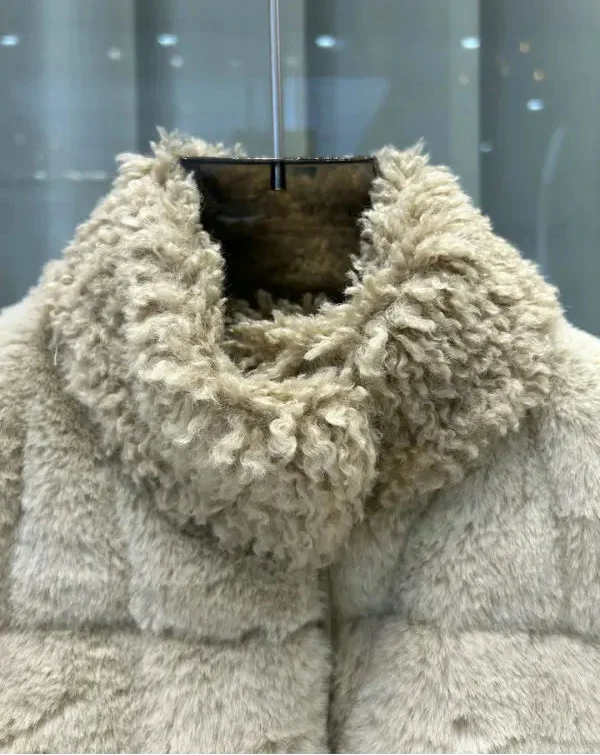 SHERPA BELTED QUILTED VEST