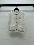 BUTTON FRONT KNIT VEST