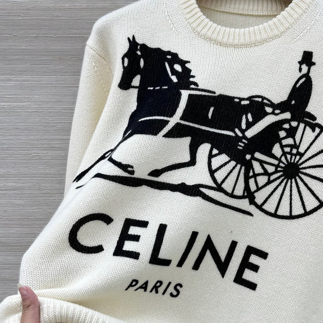 GRAPHIC KNIT SWEATER