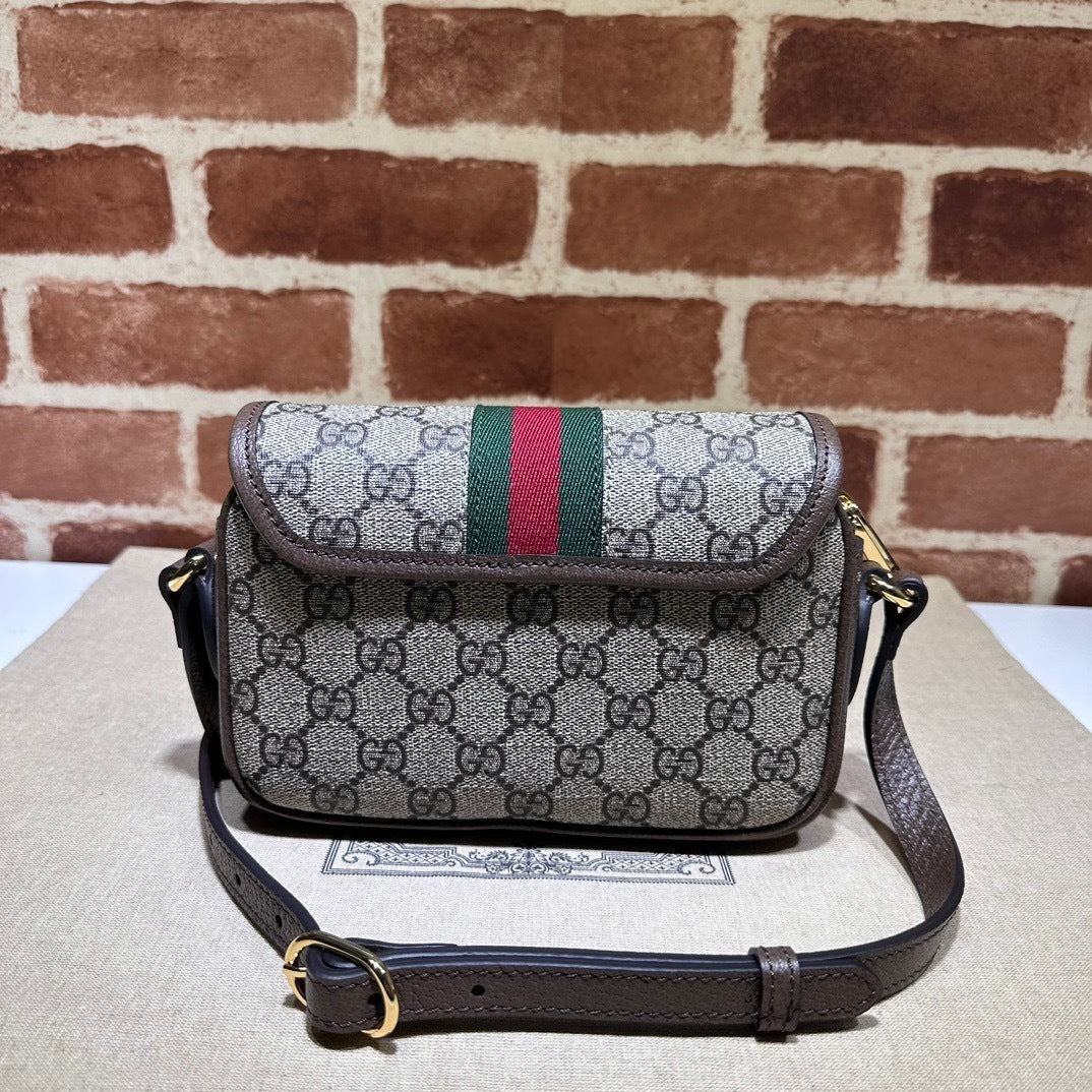 VINTAGE PATTERN SHOULDER CROSSBODY BAG