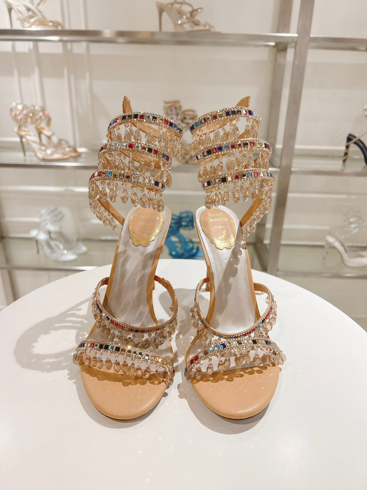 GOLDEN CASCADE HEELS