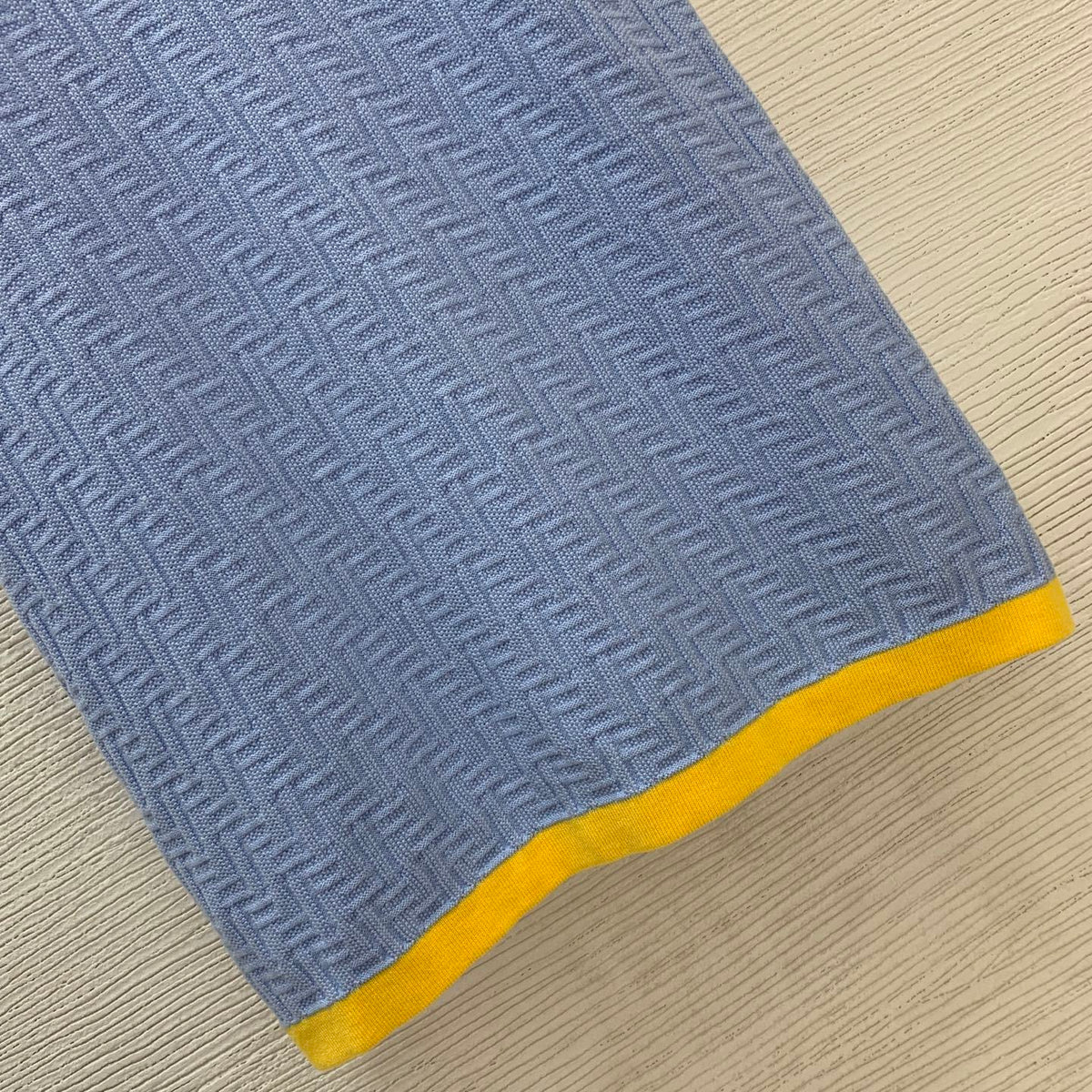 COLOR-BLOCK KNIT POLO DRESS