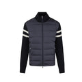 QUILTED KNIT SLEEVE JACKET