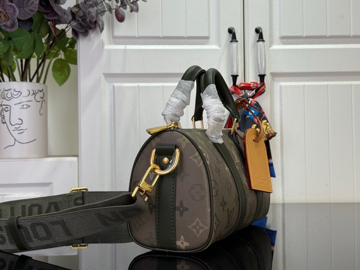 MONOGRAM BARREL CROSSBODY BAG