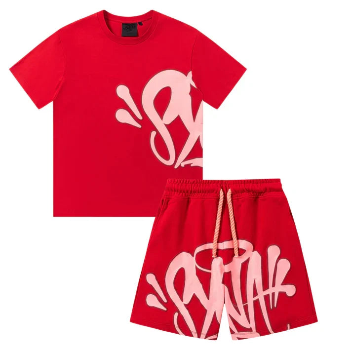 OVERSIZED GRAPHIC SHORT SET