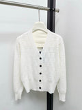 V-NECK KNIT CARDIGAN