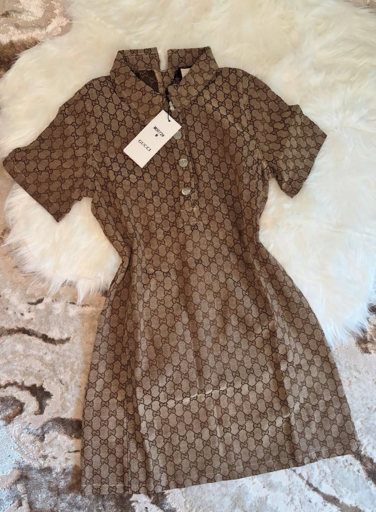 MONOGRAM POLO MINI DRESS