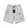 HEATHER GREY GRAPHIC SWEAT SHORTS