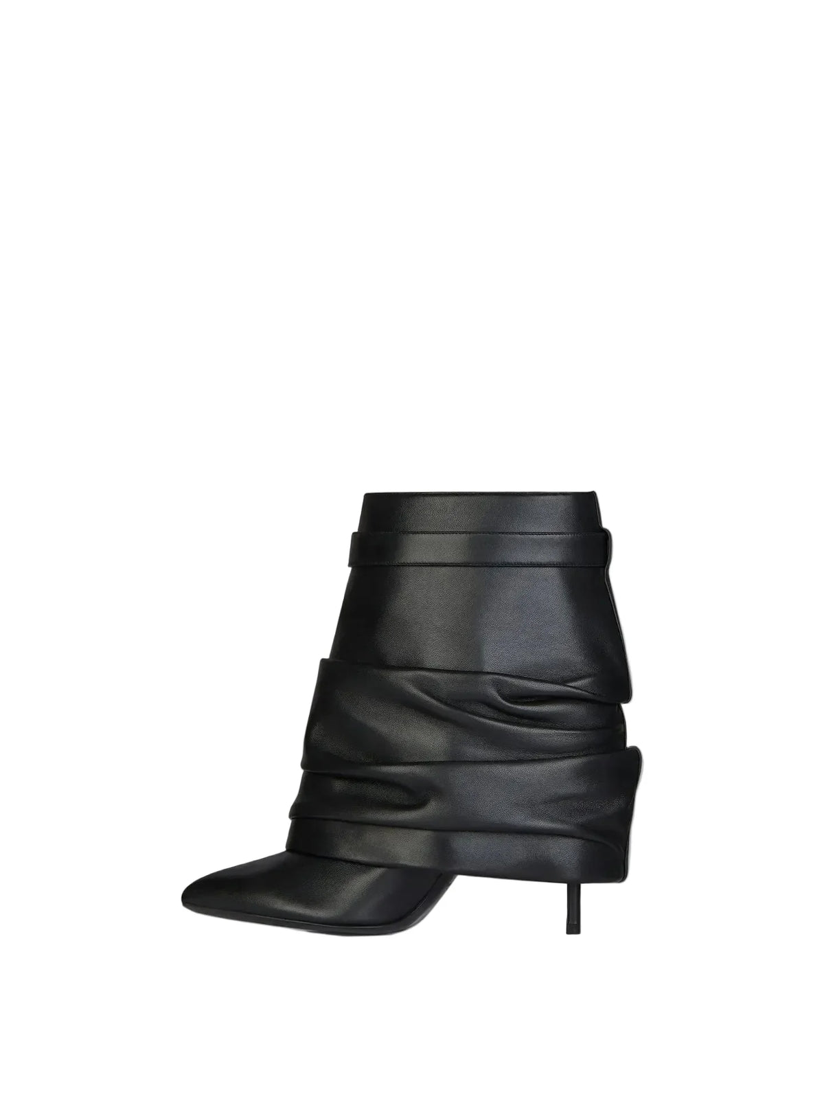 LEATHER ANKLE BOOTS
