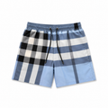 CHECKERED DRAWSTRING SWIM SHORTS