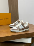 TWO-TONE LOW-TOP SNEAKERS