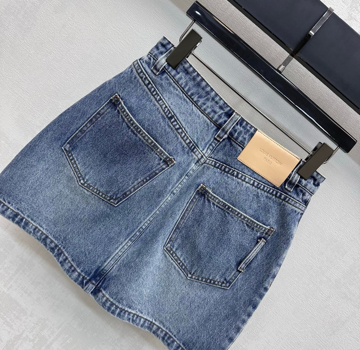 DENIM SET WITH EMBROIDERED DETAILS – JACKET & MINI SKIRT
