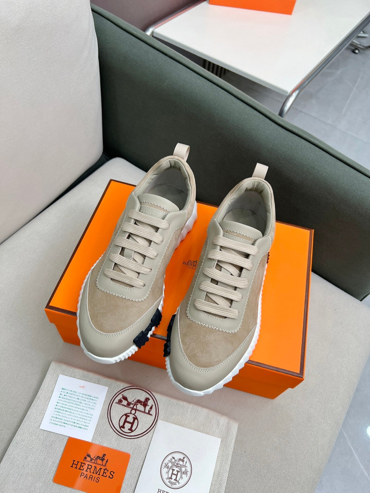 PREMIUM SUEDE PANEL LUXURY SNEAKERS