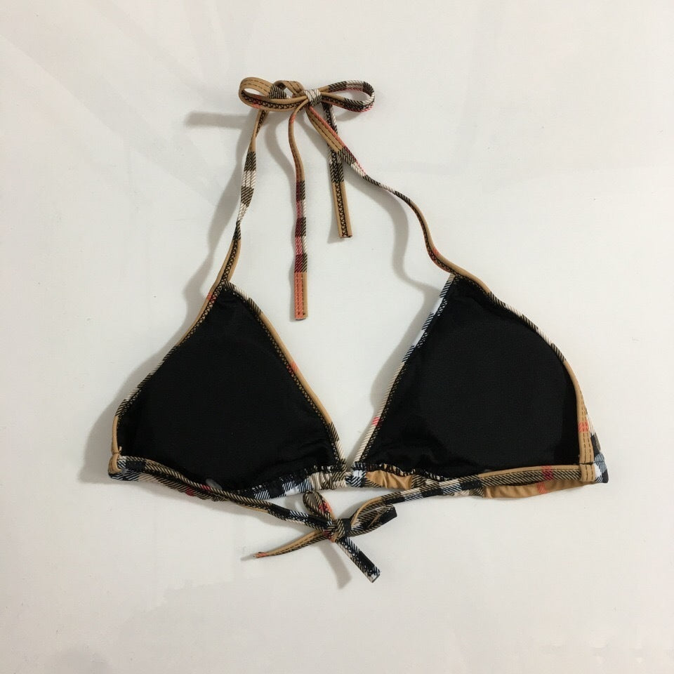 CLASSIC CHECK STRING BIKINI SET