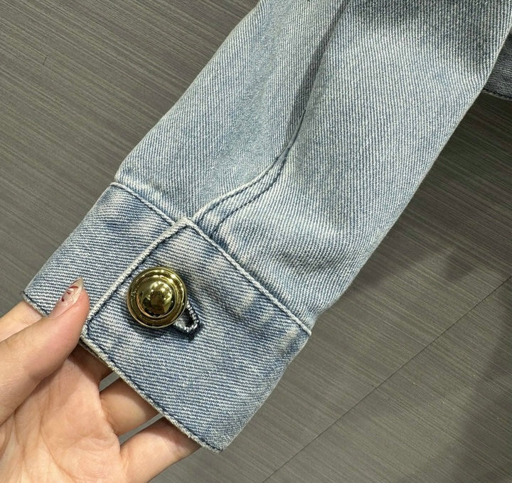 CROPPED DENIM JACKET