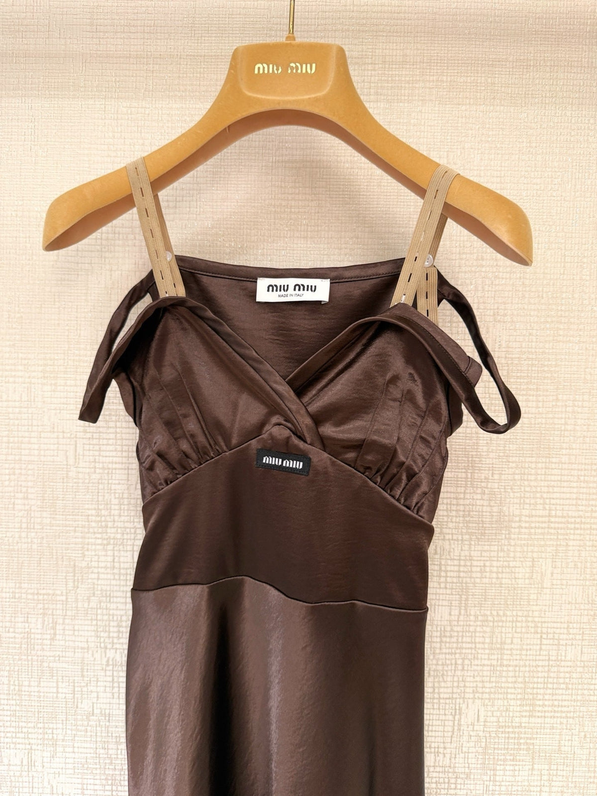 SATIN STRAP MAXI DRESS