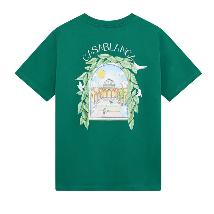 T-SHIRT WITH LANDSCAPE GRAPHIC PRINT