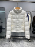 QUILTED HIGH-NECK PUFFER DOWN JACKET