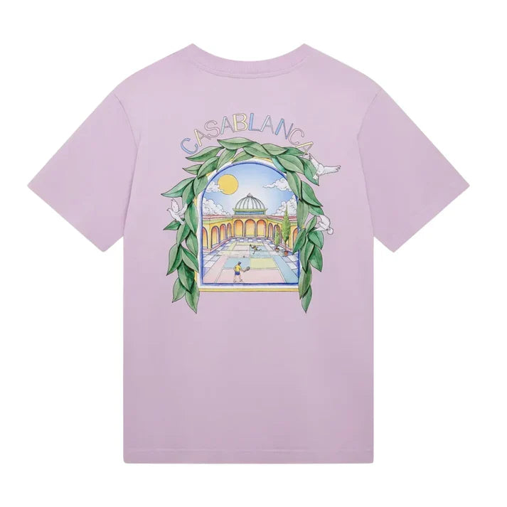 T-SHIRT WITH LANDSCAPE GRAPHIC PRINT