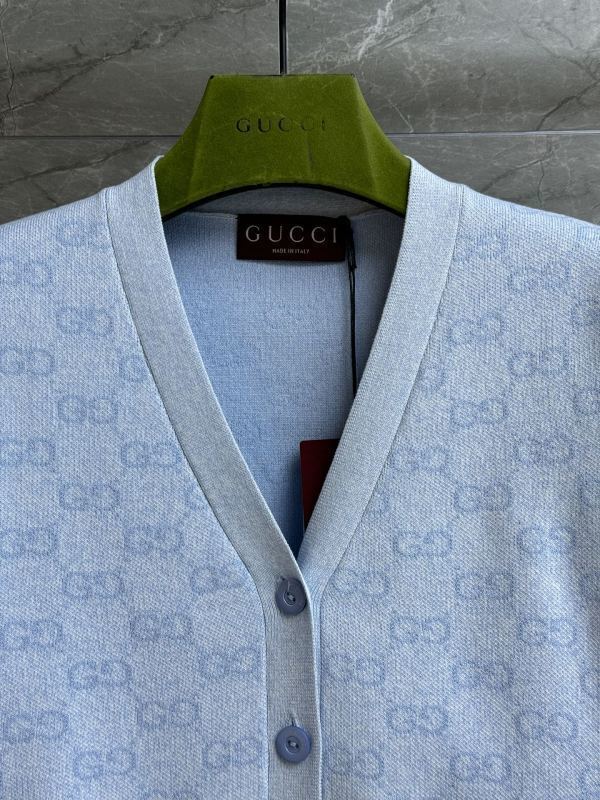 V-NECK MONOGRAM KNIT CARDIGAN