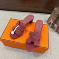 ROSE SUEDE HEELED SLIDE SANDALS