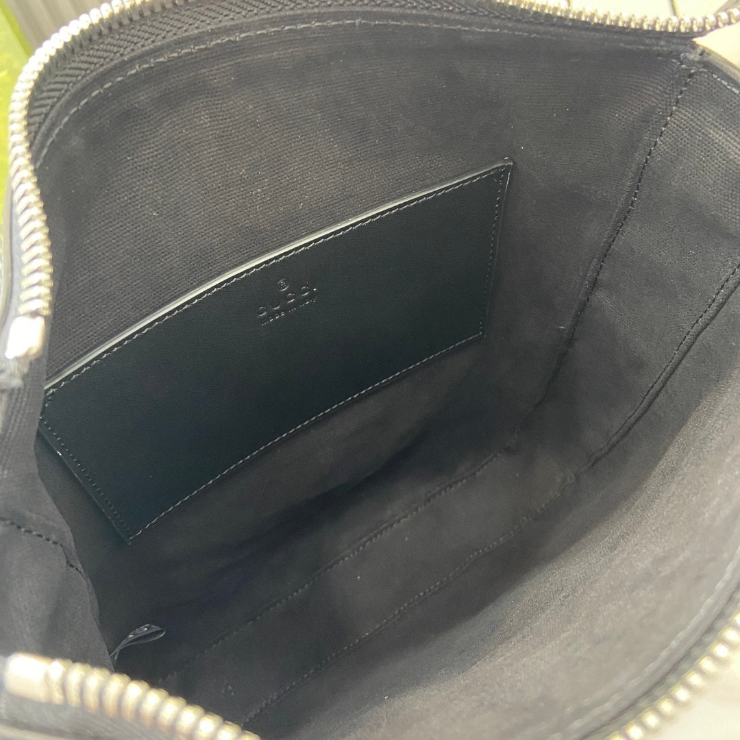 COMPACT CANVAS CROSSBODY BAG