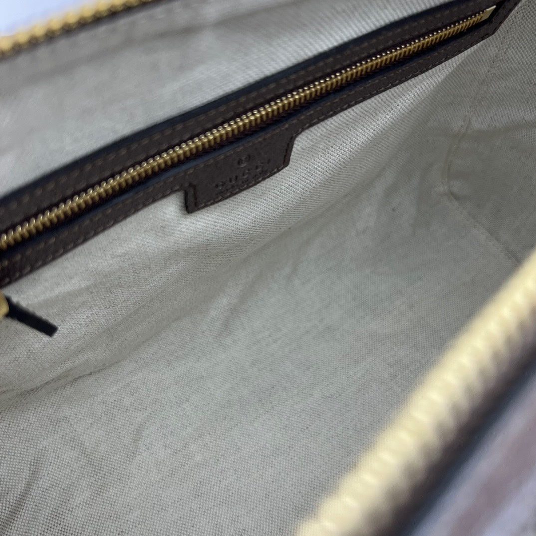 VINTAGE STRIPE CANVAS DUFFLE BAG