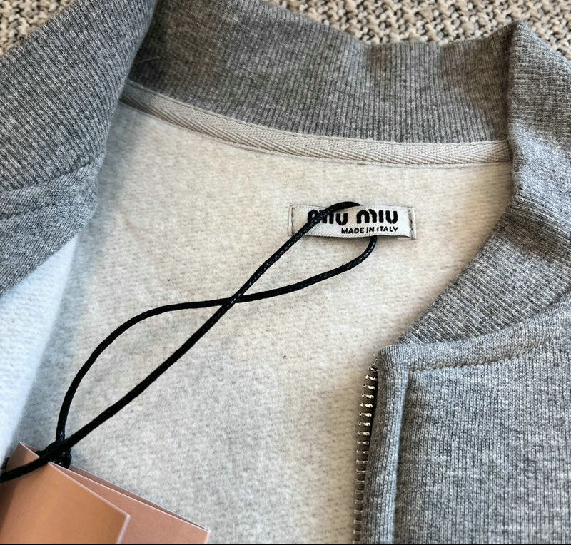 ZIP-UP CROPPED SWEATSHIRT