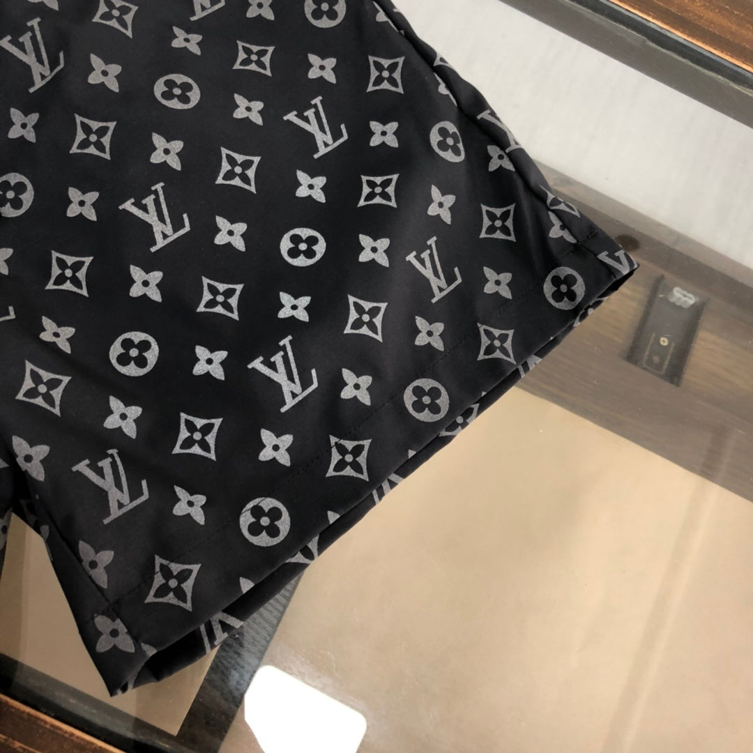 MONOGRAM PRINT SWIM SHORTS – MULTICOLOR