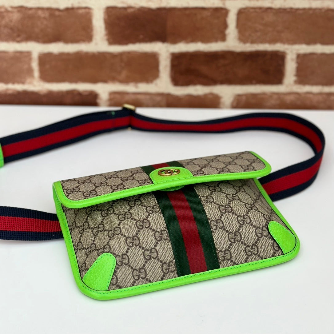 STRIPE MINI BELT BAG – NEON EDITION