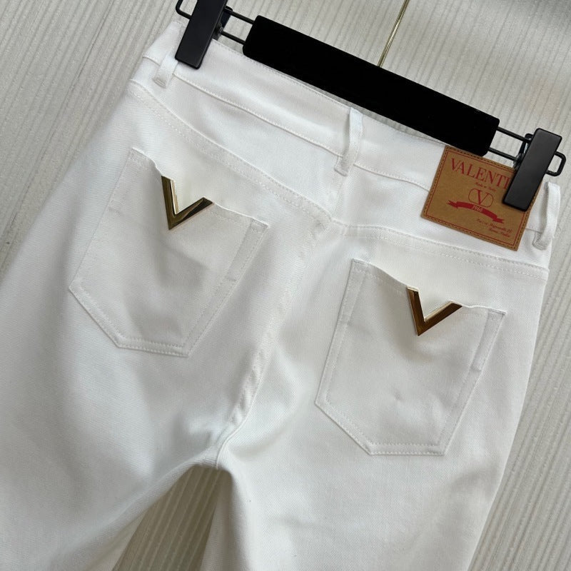 HIGH-WAIST FLARE PANTS