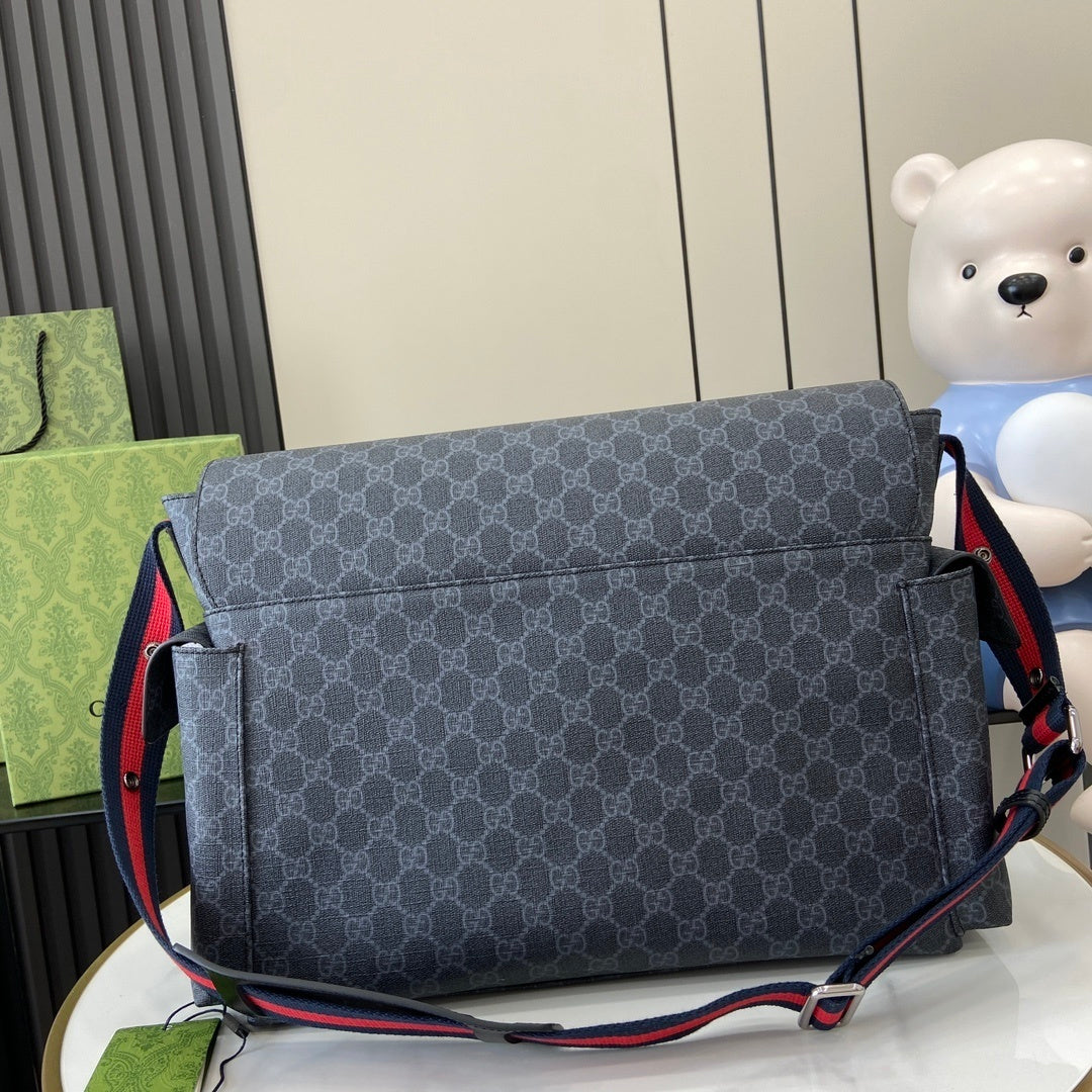 MONOGRAM CANVAS MESSENGER BAG
